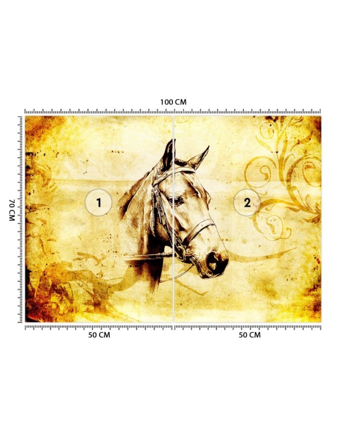 Modern wall murals - Vintage horse | FEEBY