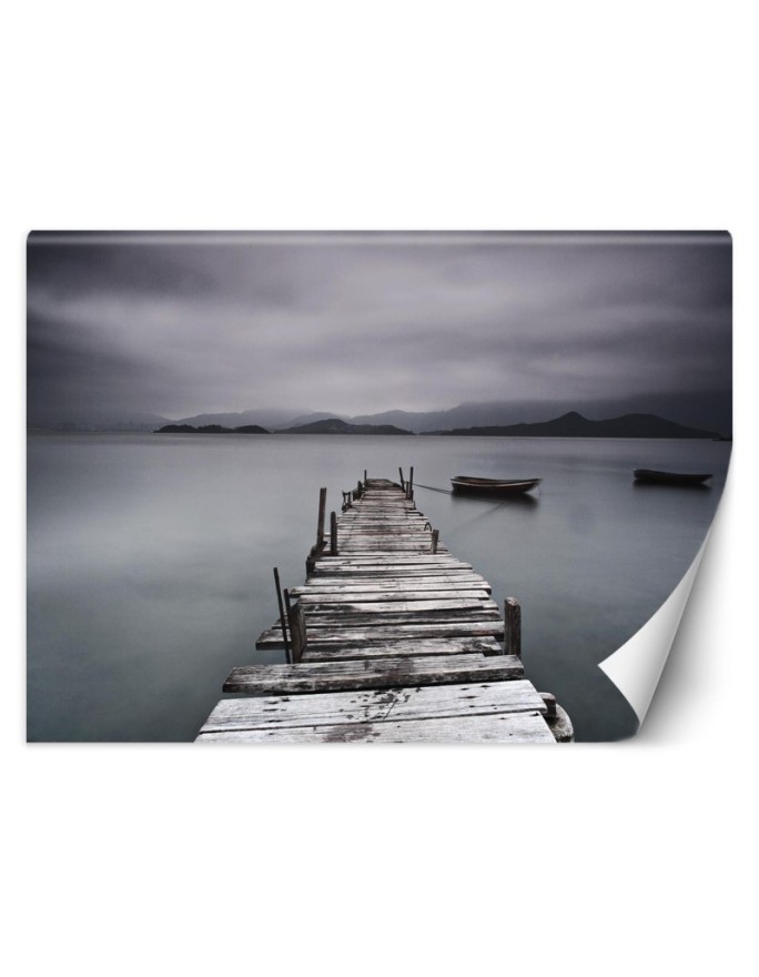 Fototapeta z widokiem - Pomost nad jeziorem | FEEBY