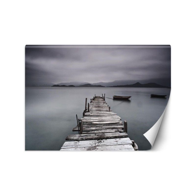 Fototapeta z widokiem - Pomost nad jeziorem | FEEBY