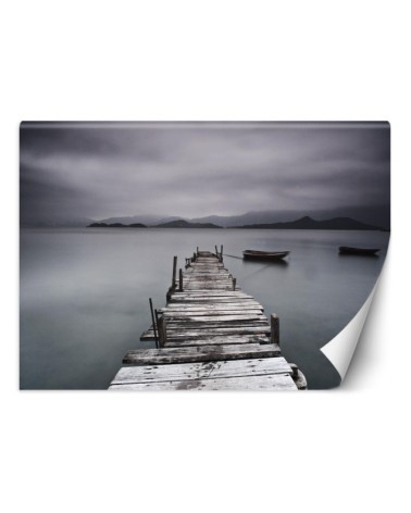Fototapeta z widokiem - Pomost nad jeziorem | FEEBY