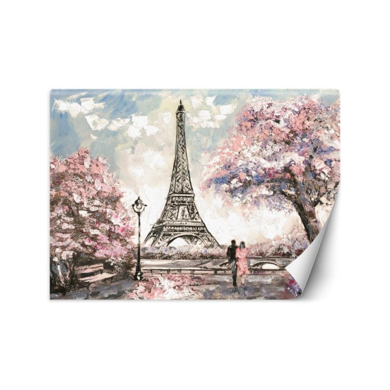 Inspirational Wallpaper - Paris Eiffel Tower as painted pink | FEEBY