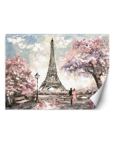 Inspirational Wallpaper - Paris Eiffel Tower as painted pink | FEEBY