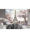Inspirational Wallpaper - Paris Eiffel Tower as painted pink | FEEBY
