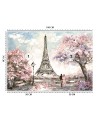 Inspirational Wallpaper - Paris Eiffel Tower as painted pink | FEEBY