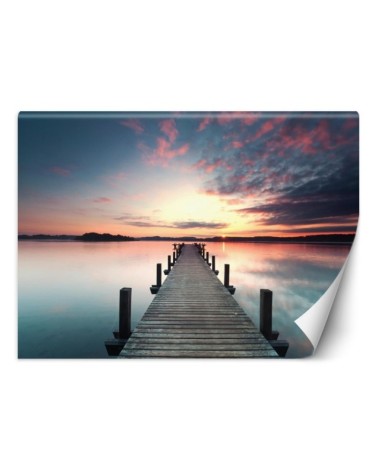 Decorative Wallpaper - Lake pier sunset | FEEBY