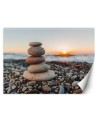 Oryginalne fototapety do salonu - Kamienie na plaży | FEEBY