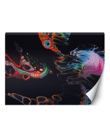 Unique wall murals - Colourful abstraction Mayuko Miura | FEEBY