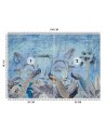 Stylowe fototapety - Pawie w tropikach niebieskie Andrea Haase | FEEBY