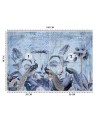 Nowoczesne fototapety - Pawie w tropikach fiolet Andrea Haase | FEEBY