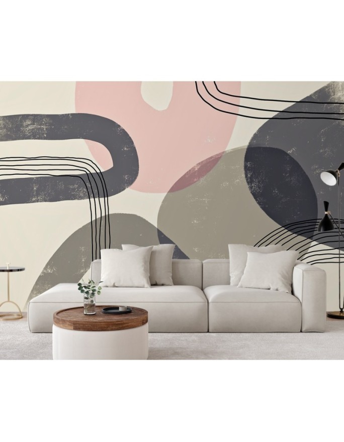 Stylowe fototapety - Beżowe wzory boho Andrea Haase | FEEBY