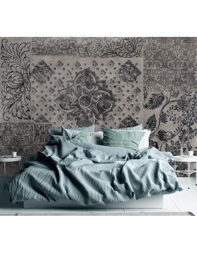 Stylowe fototapety - Mozaika vintage szara Andrea Haase | FEEBY