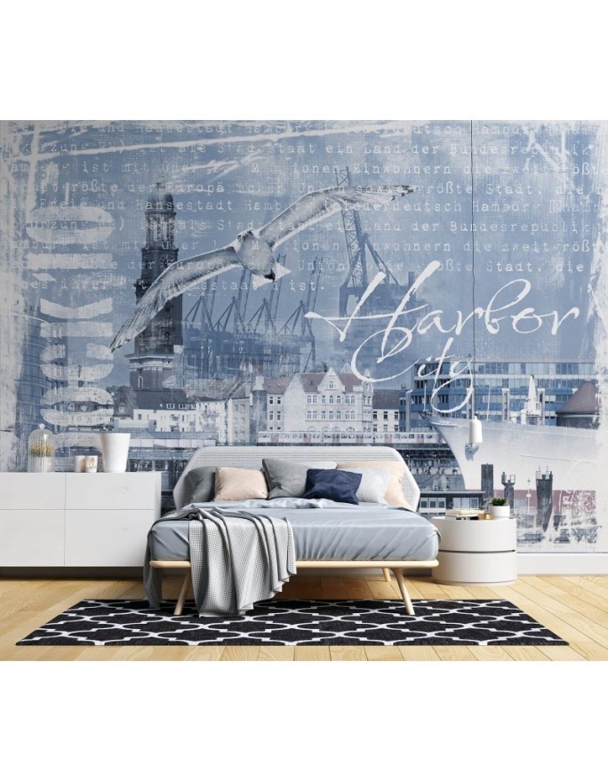Designerskie fototapety - Port i mewa Andrea Haase | FEEBY
