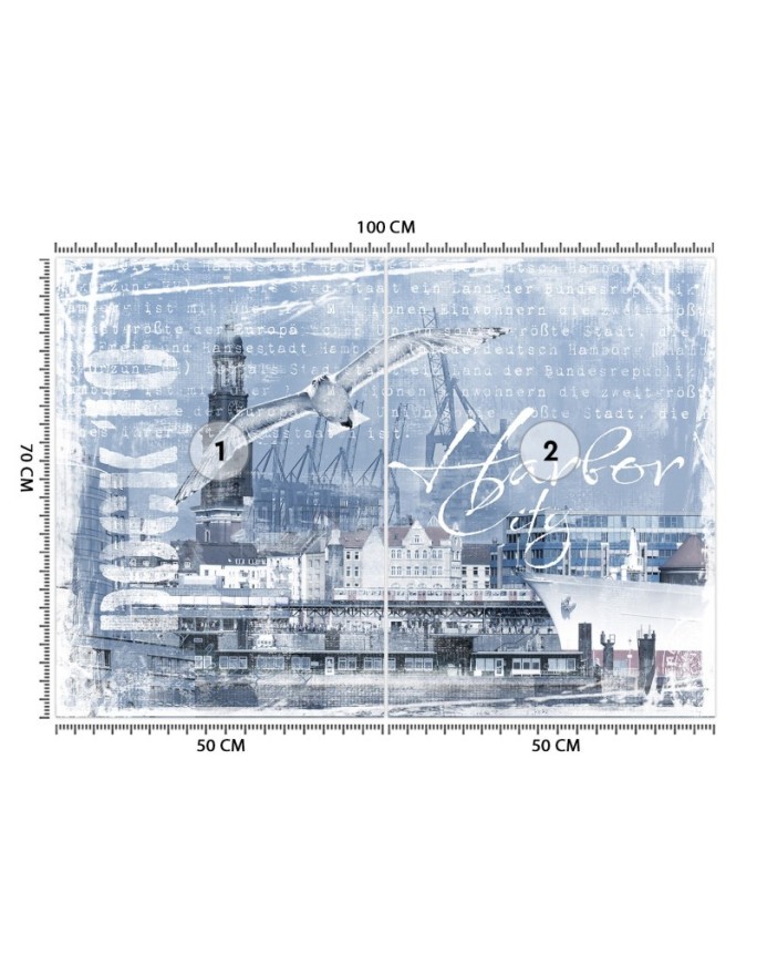Designerskie fototapety - Port i mewa Andrea Haase | FEEBY