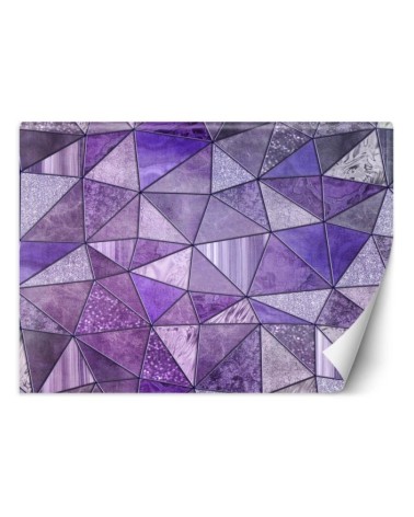 Wall mural - Purple geometric textures Andrea Haase | FEEBY