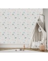 Fototapeta do pokoju dziecka - Boho chmurki i księżyce | FEEBY