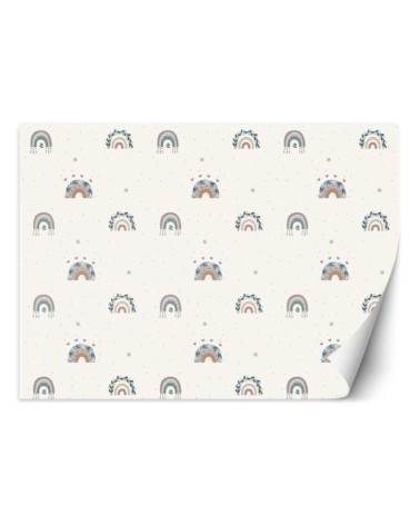 Children's room wall mural - Boho rainbows | FEEBY