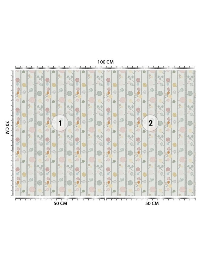 Fototapety dla dzieci - Scandi drzewa gałązki pastel | FEEBY