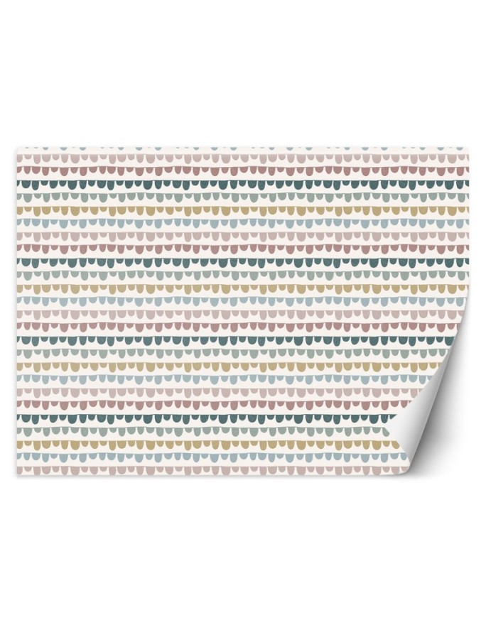Fototapety dla dzieci - Scandi falbanki | FEEBY