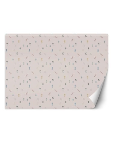 Children's room wall murals - Scandi flowers | FEEBY