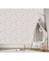 Fototapety do pokoju dzieci - Scandi kwiatki | FEEBY