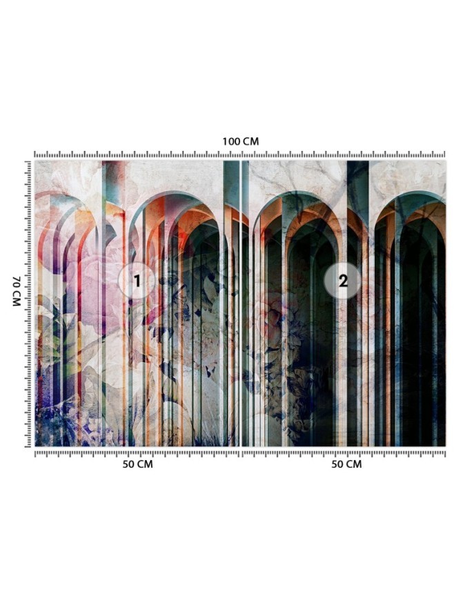 Fototapeta na ścianę - Kolumny kolorowe | FEEBY