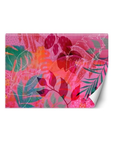 Inspirational Wallpapers - Pink leaf abstraction Andrea Haase | FEEBY