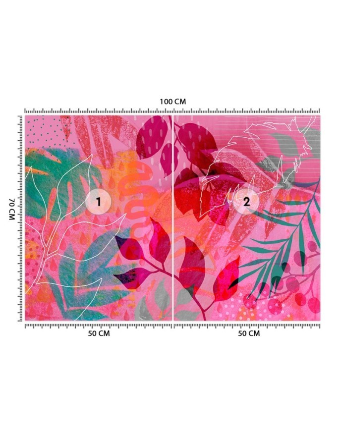 Inspirational Wallpapers - Pink leaf abstraction Andrea Haase | FEEBY