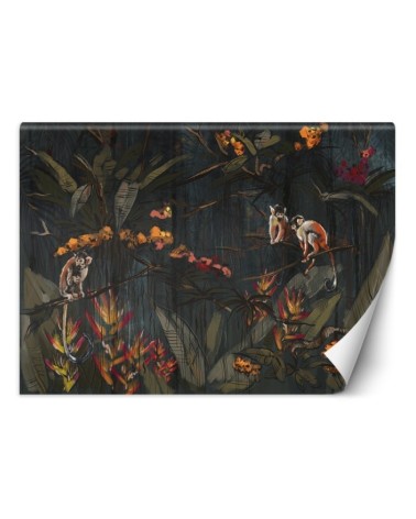 Original Wallpaper - Monkeys in the jungle abstract | FEEBY