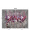 Inspirujace fototapety - Rośliny kwiaty czewrwone | FEEBY