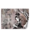 Modern Wallpapers - Geisha and bamboos | FEEBY