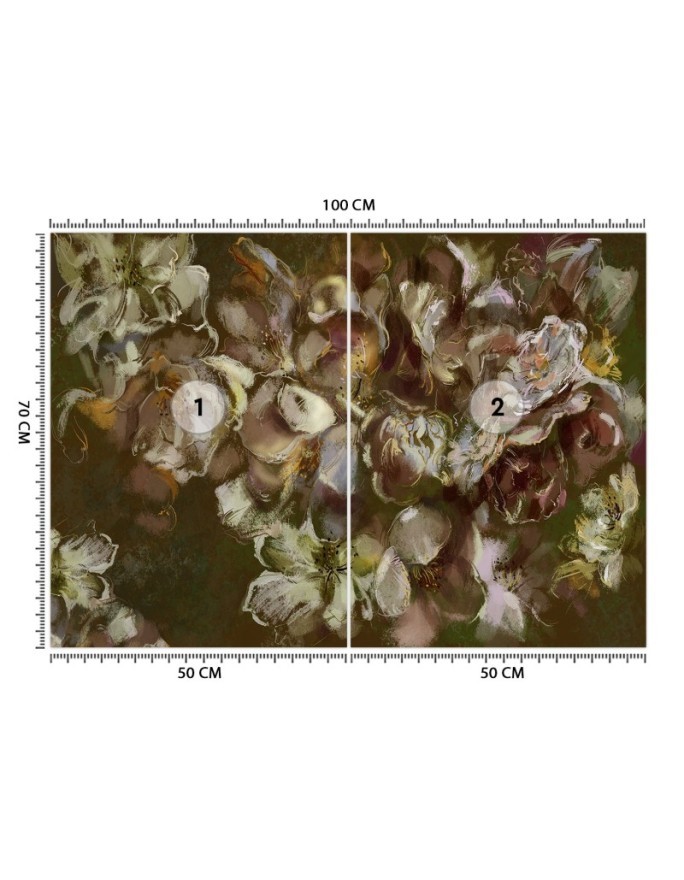 Nowoczesne fototapety na ścianę - Irys kwiat | FEEBY
