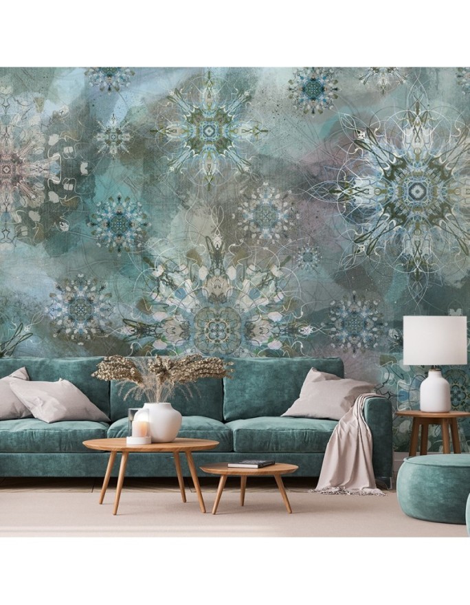 Modern murals - Mosaic stars abstract | FEEBY