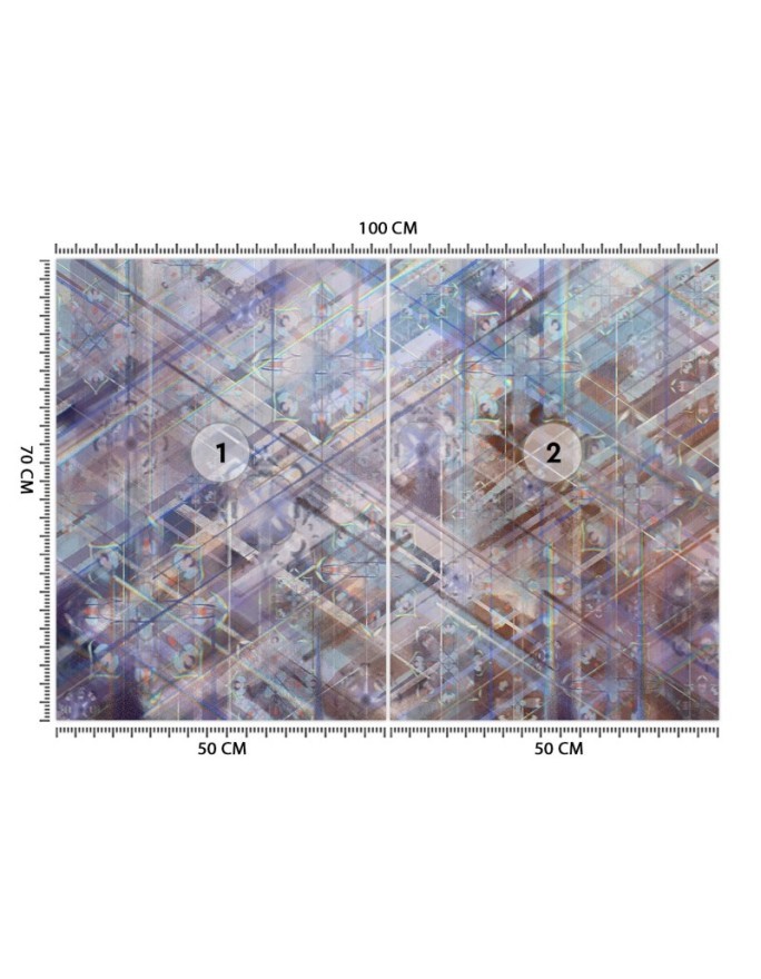Stylowe fototapety - Abstrakcja geometryczne kształty | FEEBY