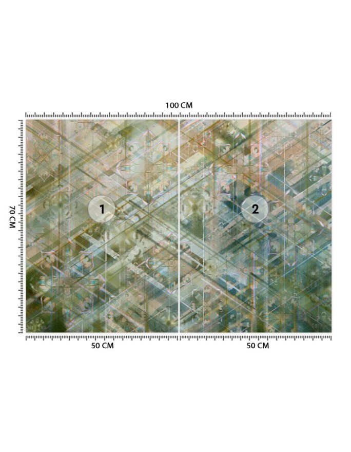 Stylowe fototapety - Abstrakcja geometryczne kształty | FEEBY