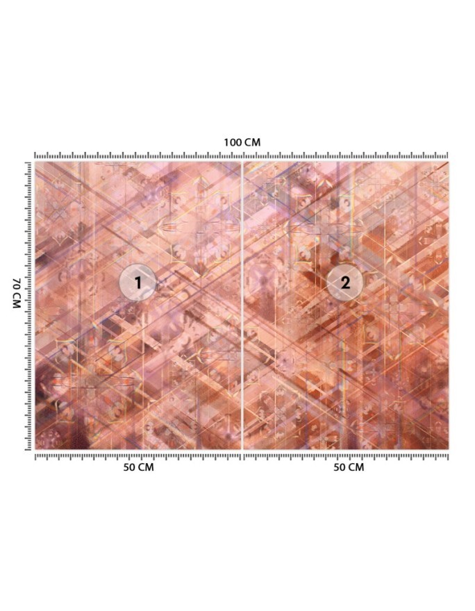 Stylowe fototapety - Abstrakcja geometryczne kształty | FEEBY