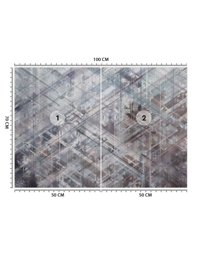 Stylowe fototapety - Abstrakcja geometryczne kształty | FEEBY