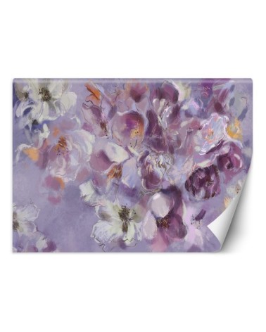 trendy and beautiful wall mural - iris flower | FEEBY