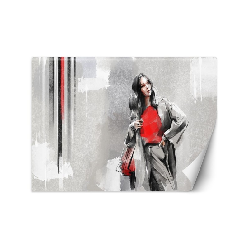 Inspirujące fototapety - Nowoczesna kobieta glamour | FEEBY