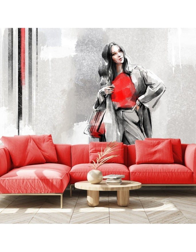 Inspirujące fototapety - Nowoczesna kobieta glamour | FEEBY