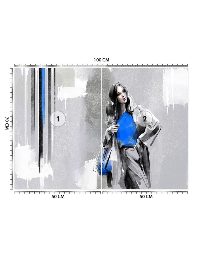 Inspirujące fototapety - Nowoczesna kobieta glamour | FEEBY