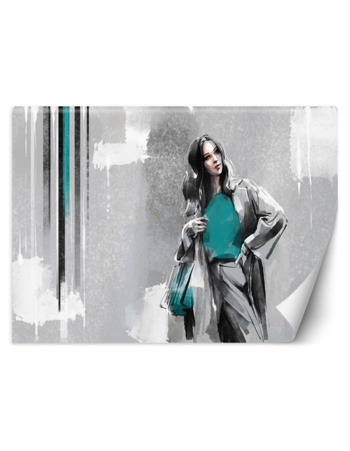 Inspirujące fototapety - Nowoczesna kobieta glamour | FEEBY