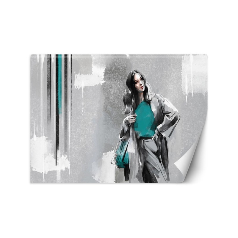 Inspirujące fototapety - Nowoczesna kobieta glamour | FEEBY
