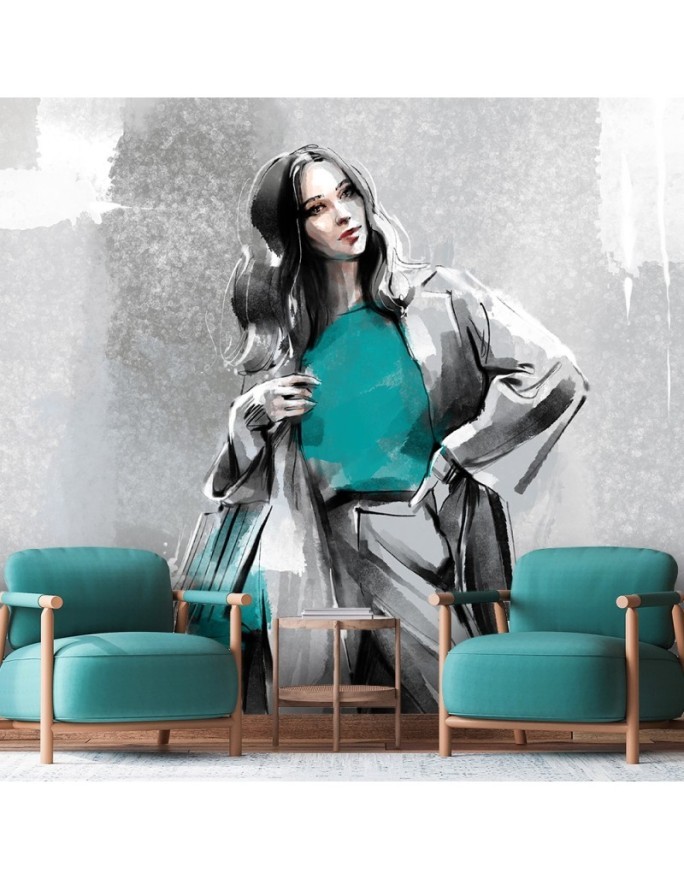 Inspirujące fototapety - Nowoczesna kobieta glamour | FEEBY