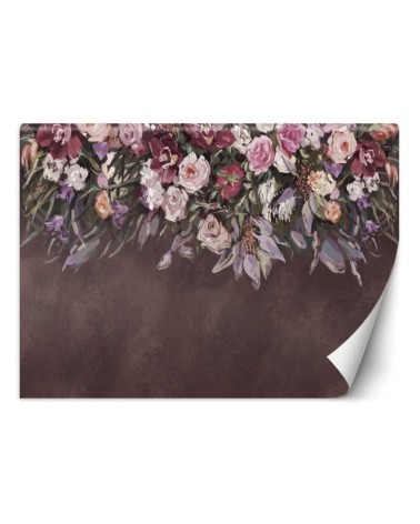 Designer wall murals - Bouquet of flowers concrete | FEEBY