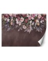Designer wall murals - Bouquet of flowers concrete | FEEBY