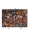 Ekskluzywna fototapeta - Kolorowa dżungla | FEEBY