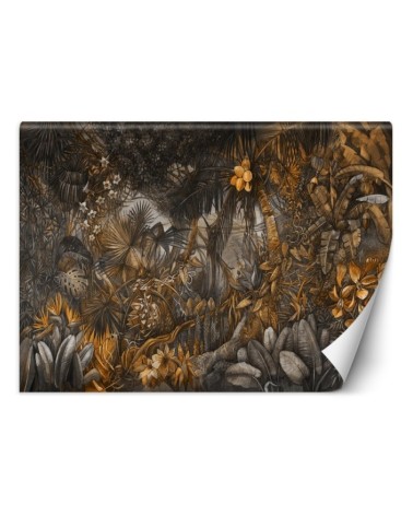 Exclusive wall mural - Coloured jungle | FEEBY