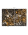 Ekskluzywna fototapeta - Kolorowa dżungla | FEEBY