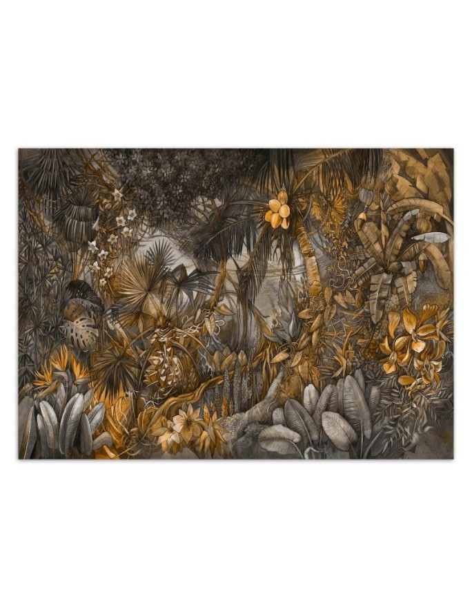 Ekskluzywna fototapeta - Kolorowa dżungla | FEEBY