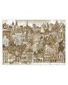 Fototapeta do pokoju dziecięcego - Miasto retro | FEEBY